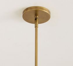 Cooper Glass Bubbled Round Chandelier (20&quot;-30&quot;)