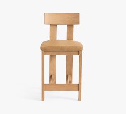 Aldon Leather Stool