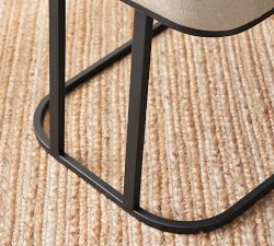 Jake Upholstered Metal Dining Chair