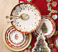 Nostalgic Christmas Icon Stoneware Serving Bowl