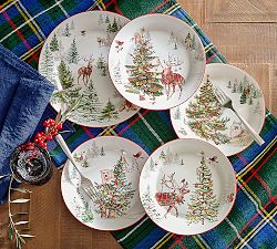 Enchanted Forest Stoneware Dinnerware Collection