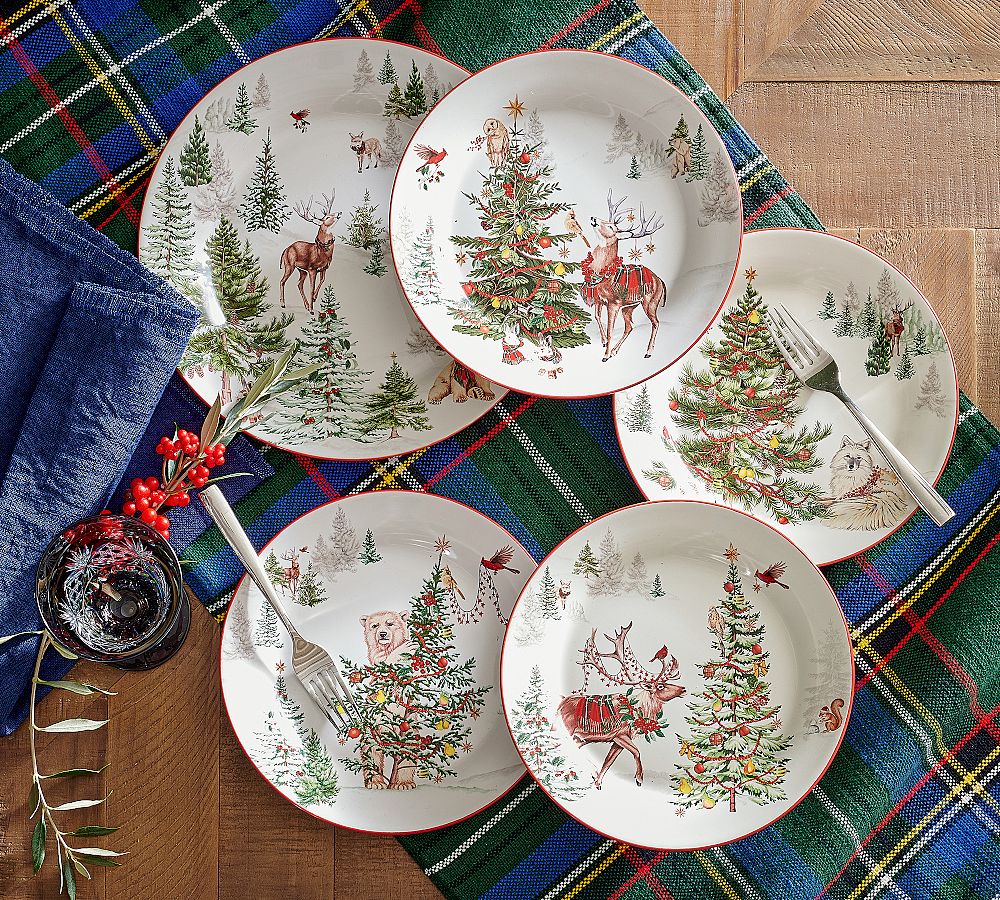 Enchanted Forest Stoneware Dinnerware Collection