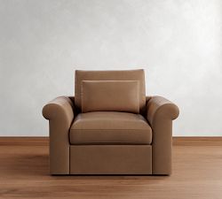 Westwood Roll Arm Deep Seat Leather Chair