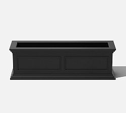 Open Box: Veda Window Box Planter, 36" - Black