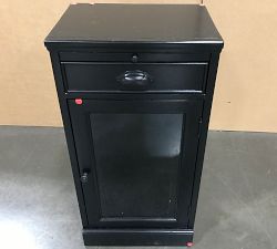 Open Box: Modular Bar, Glass Door Base - Black