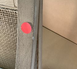 Open Box: Atwood Counter Stool - Performance Boucle Oatmeal, Seadrift Finish