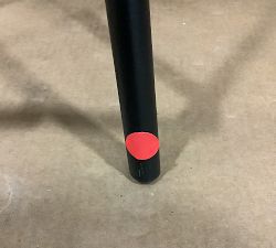 Open Box: Maison Leather Swivel Counter Stool (25&quot;) - Legacy Taupe, Bronze Legs