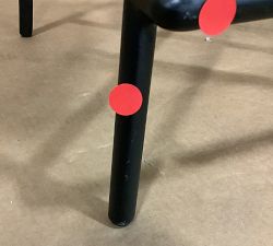 Open Box: Maison Leather Swivel Counter Stool (25&quot;) - Legacy Taupe, Bronze Legs