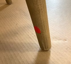 Open Box: Pardy Upholstered Swivel Counter Stool (27") - Washed Natural