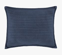 Open Box: Roche Cotton Sham, King - Indigo