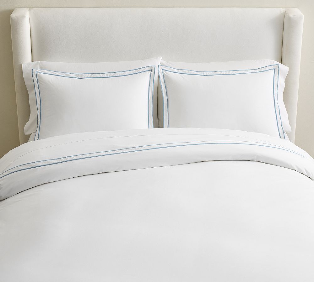 Double Embroidered Queen Duvet Cover