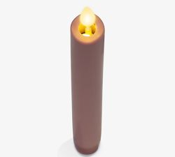 Premium Flickering Flameless Wax Taper Candle