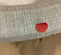 Open Box: Pardy Upholstered Swivel Counter Stool - Washed Natural