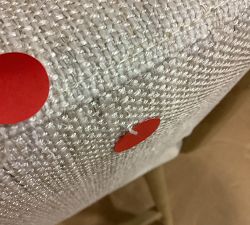 Open Box: Pardy Upholstered Swivel Counter Stool - Washed Natural