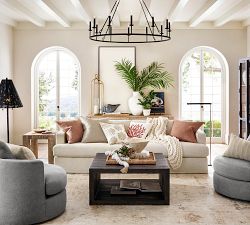 Coral Applique Pillow