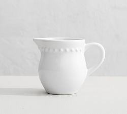 Emma Beaded Stoneware Creamer