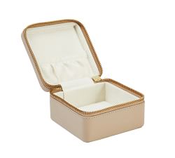 Quinn Leather Jewelry Travel Case  - Shadow Printed