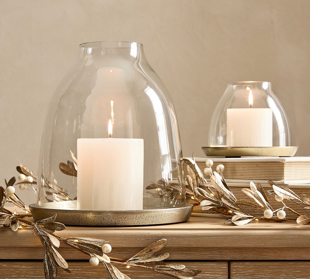 Cloche Hurricane Candle Holder