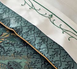 Wicked Embroidered Sateen Sheet Set