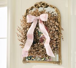 LoveShackFancy Gold Bow Arch Mirror