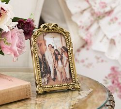 LoveShackFancy Gold Bow Frame