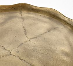 Brass Scalloped Tray