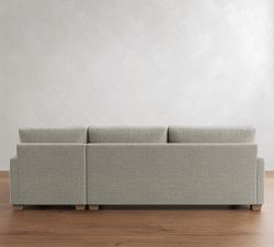 PB Comfort Modern Square Arm Chaise Sectional (100"-126")