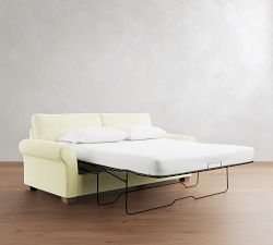 PB Comfort Modern Roll Arm Sleeper Sofa (62"-87")