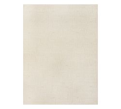 Geo Block Hand-Tufted Wool Rug