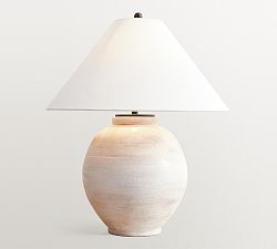 Plymouth Ceramic Table Lamp (21&quot;-25&quot;)