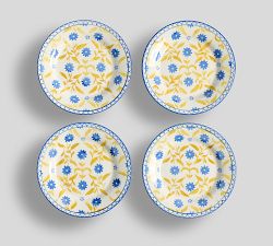 Mark D. Sikes Valencia Vine Appetizer Plates - Set of 4