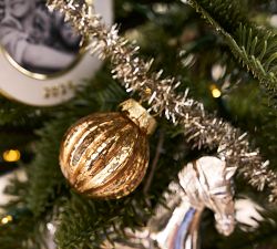 Tinsel and Ornament Garland