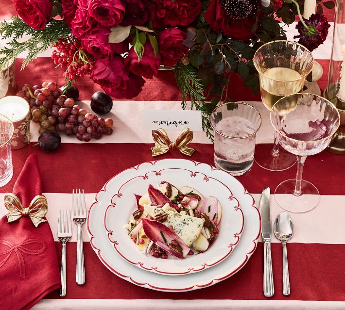 Monique Lhuillier Nell Porcelain Salad Plates - Set of 4 | Pottery