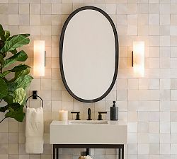 Artisanal Oval LED Mirror