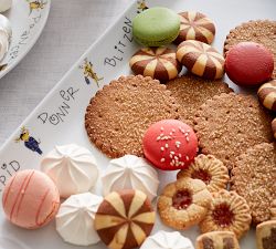 Santa's Reindeer Porcelain Rectangular Serving Platter