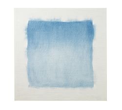 Indigo Ombre Wrapped Canvas