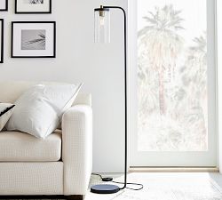 Raylan Recycled Glass Floor Lamp (59")