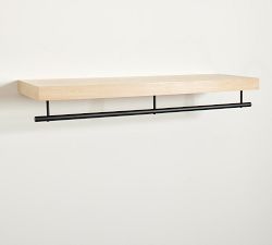 Brighton Closet Shelf With Rail (36&quot;-48&quot;)