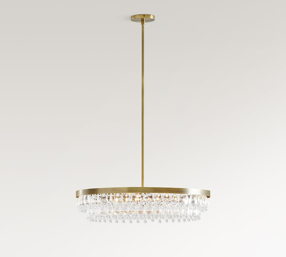 Clarissa Modern Round Chandelier (28&quot;)
