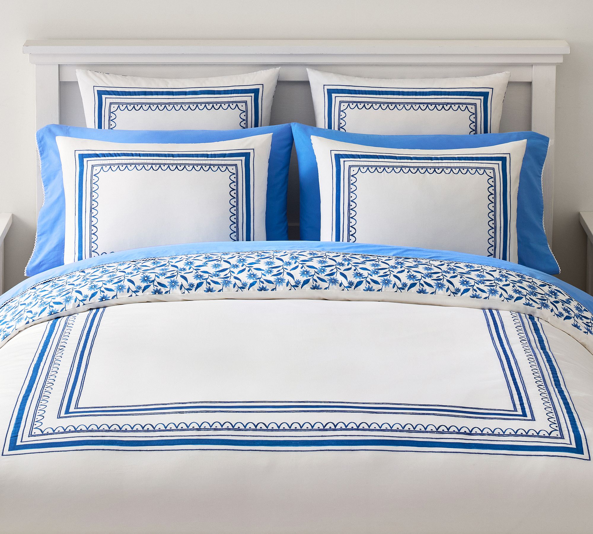 Mark D. Sikes Pixie Scalloped Duvet Cover