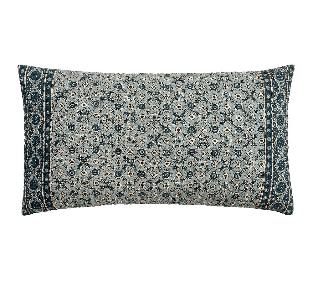Auden Pick-Stitch Handcrafted Reversible Quilted Sham - King