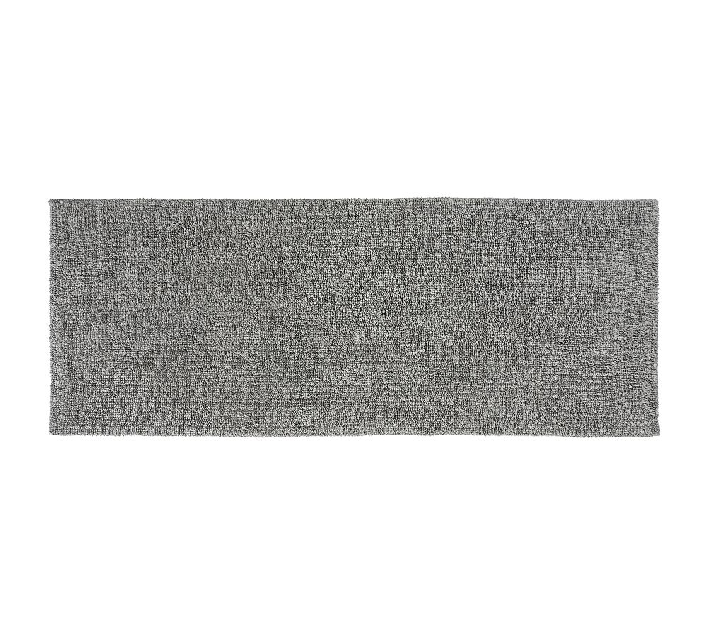 Classic Double Wide Organic Loop Bath Mat - Flagstone, 24" x 64"