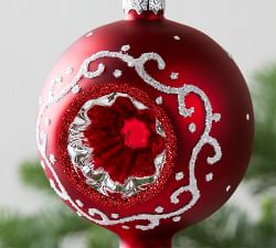 Winter Icons Mercury Glass Ornaments