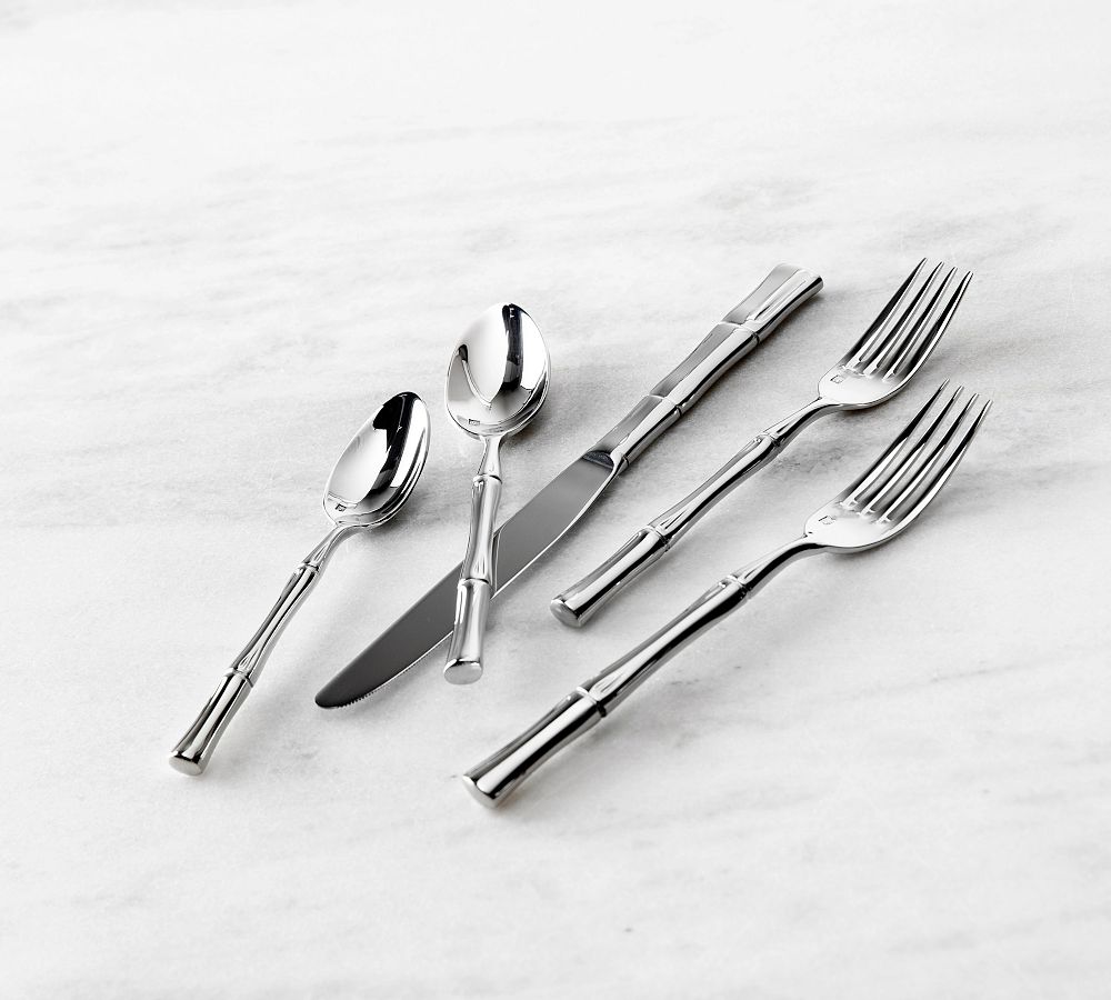Fortessa Royal Pacific Stainless Steel Flatware Sets - Set of 20 - Stainless steel
