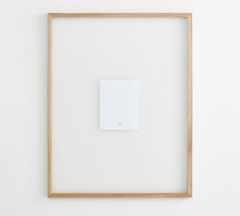 Floating Wood Gallery Frames - 28x36 (29x37 overall) - Natural