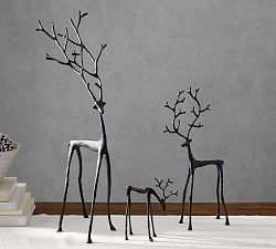 Open Box: Bronze Sculpted Reindeer