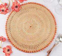 Beaded Border Placemats, Set of 4