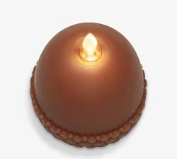 Premium Flickering Flameless Fall Figural Candle