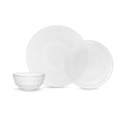 Jupiter 12-Piece Glass Dinnerware Set