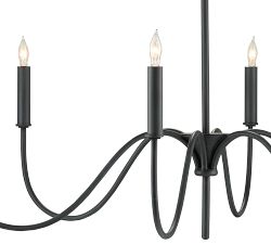 Woodhouse Iron Chandelier (34&quot;-58&quot;)
